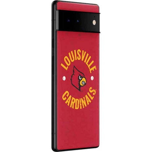 University of Louisville Cardinals Faded Google Pixel 6 Skin